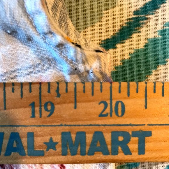 C&C CALIFORNIA 100% linen leaf print colorful shirt Size small Sleeveless - Picture 5 of 7